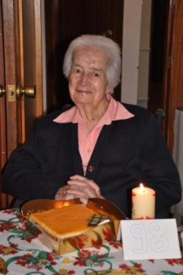 98 cumplea&ntilde;os de la abuela
